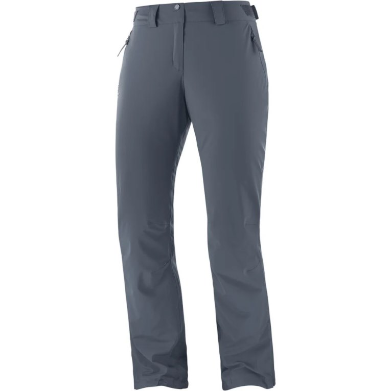 Dark Grey Salomon The Brilliant Women's Ski Pants | PH 61589H